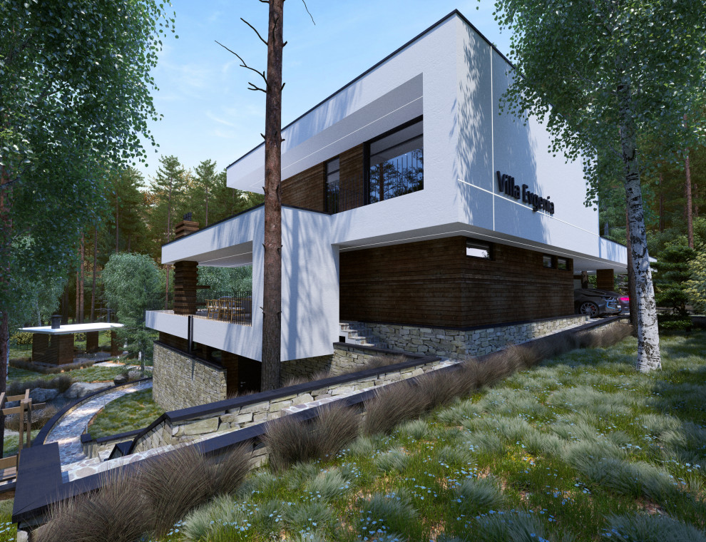 Проект дома в пос. «Зеленая роща» Ленинградской области