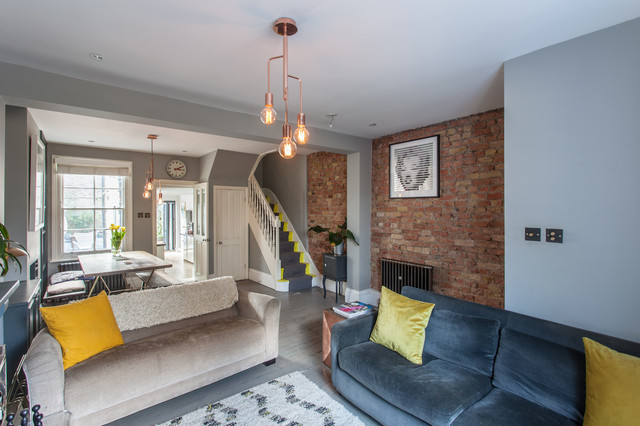 Quirky 2 bed SE15 vardagsrum