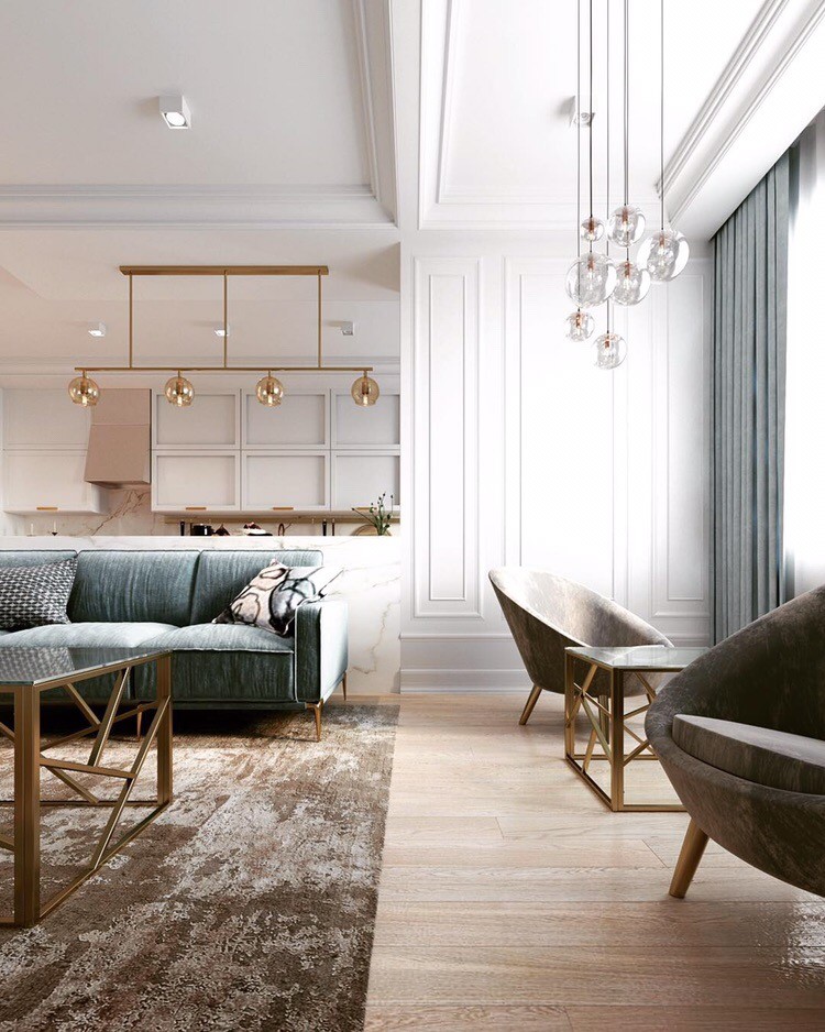 Интерьер в стиле американская классика