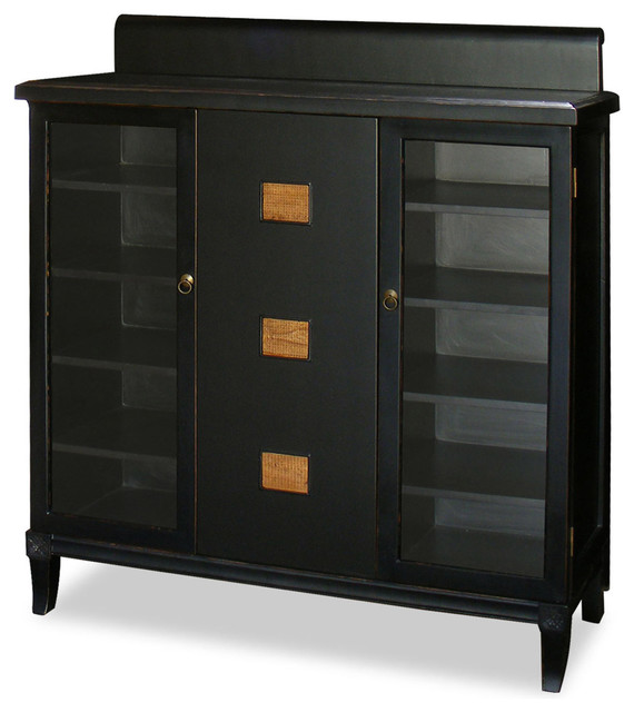 Zhou Yi Three Door Cabinet Asian Storage Cabinets By China Furniture And Arts