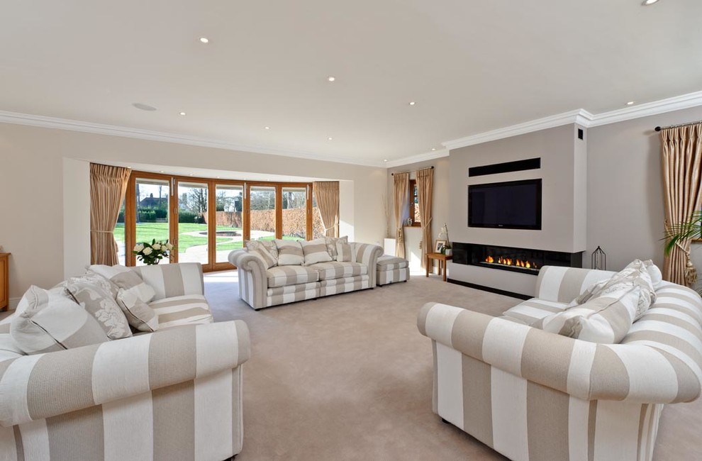 This is an example of a living room in Wiltshire.