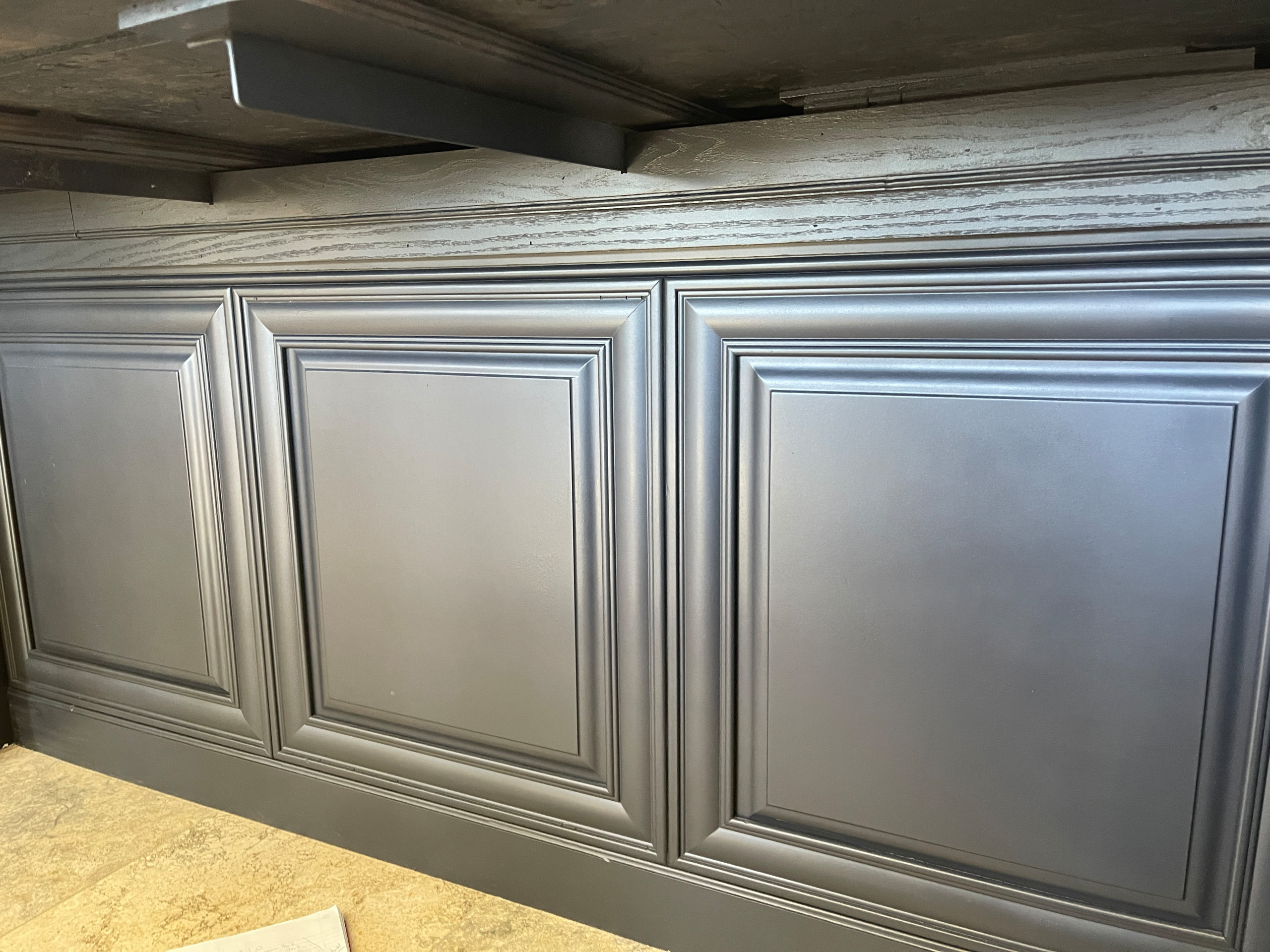 Two Tone Kitchen Reface and Partial Build