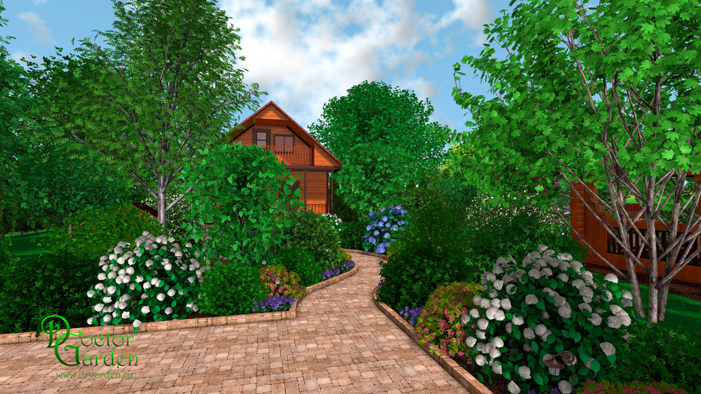 Оформление входной зоны в стиле "кантри"