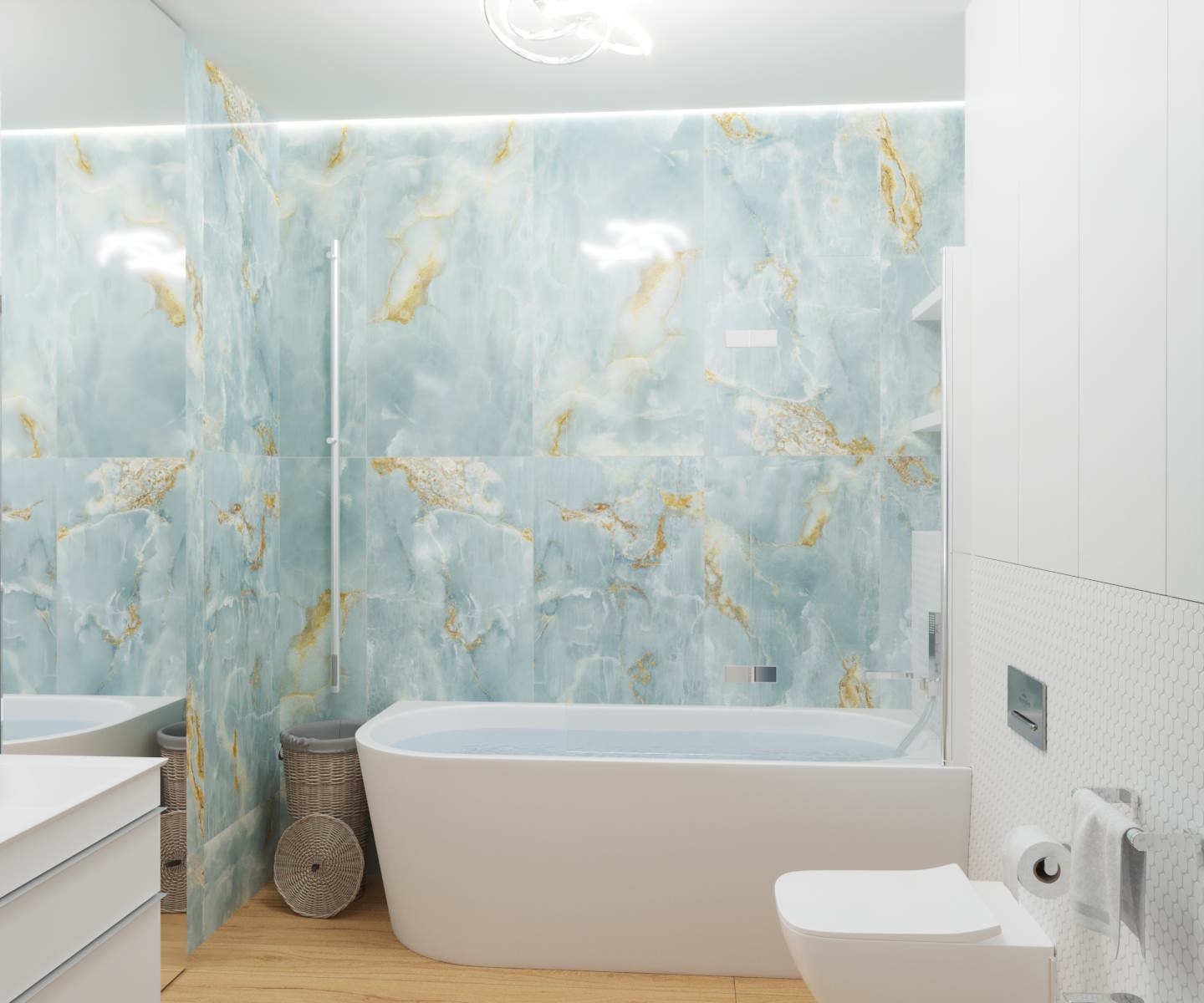 Таунхаус с большой ванной