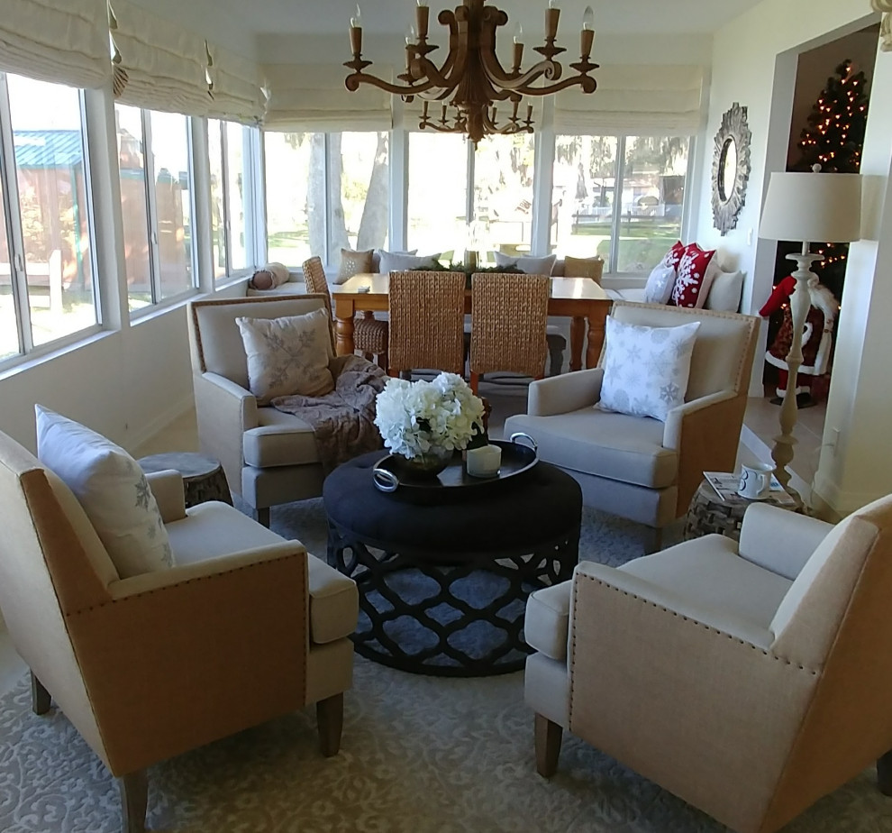 Lake Rousseau Getaway - Traditional - Sunroom - Tampa - by Simply ...