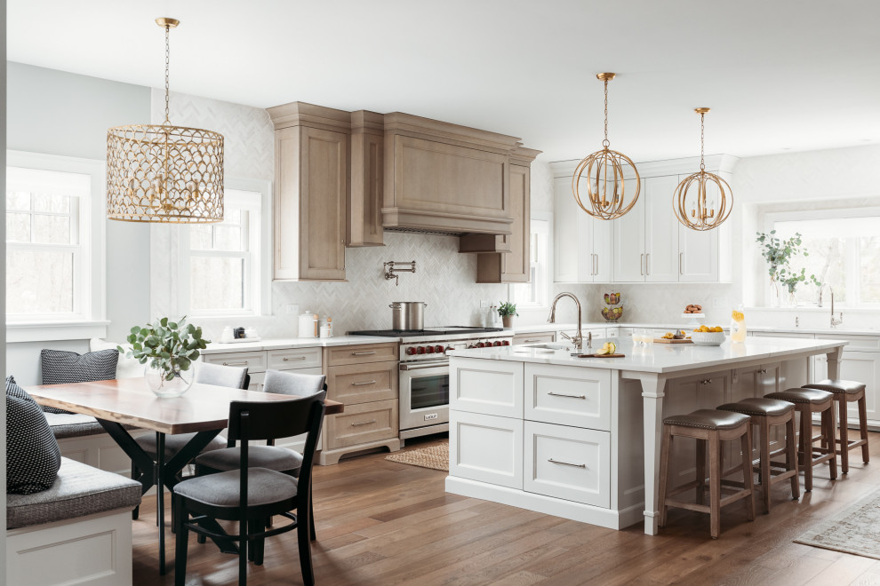 Inspiration for a transitional kitchen remodel in Philadelphia