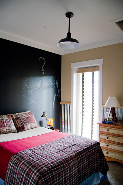 the vision house orlando | boys bedroom - industrial - bedroom