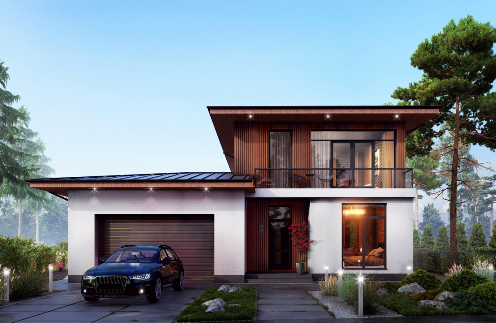 wizualizacja indywidualnego domu