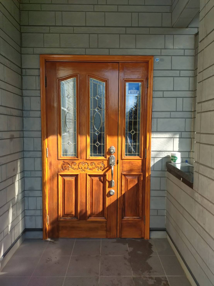 玄関ドア塗装完了