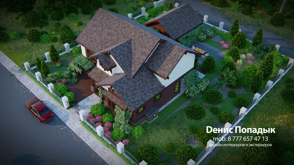 Дизайн проект дома и участка