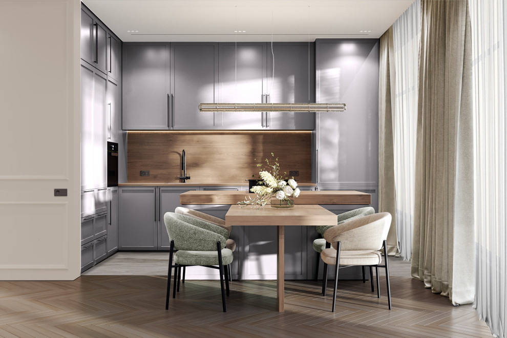 Дом с лавандовой кухней