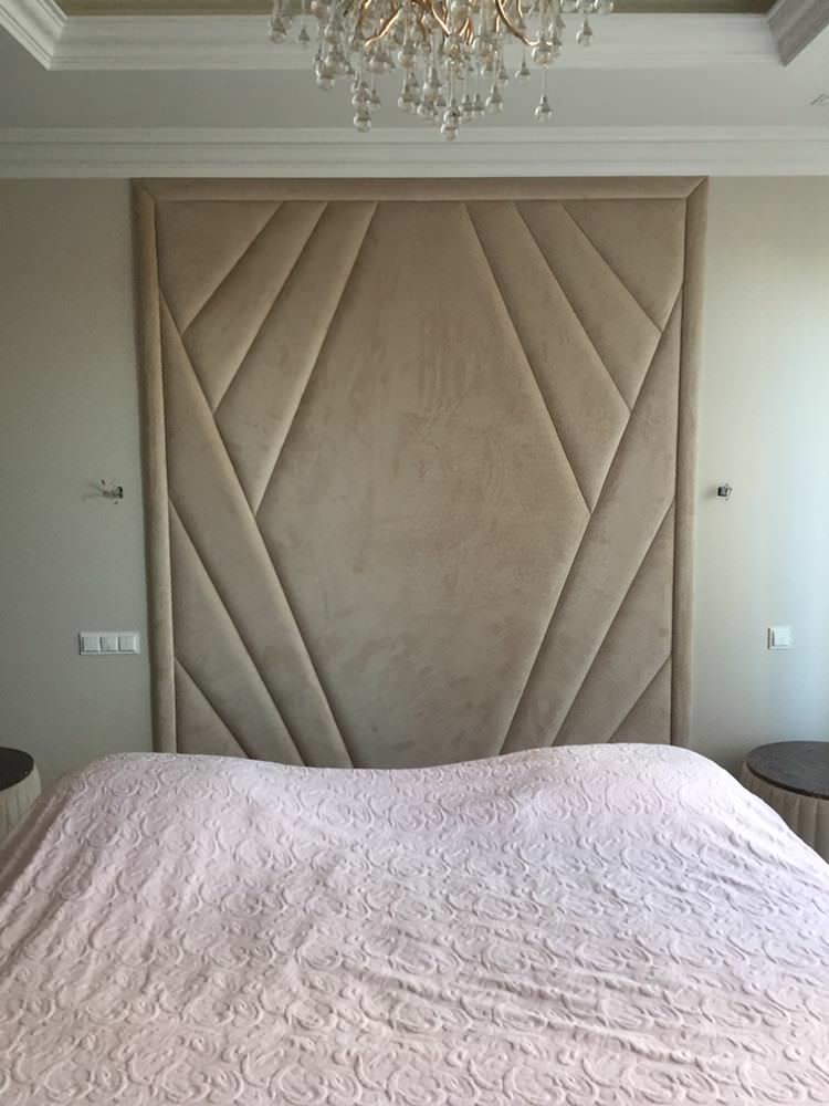 Мягкие стеновые панели в интерьере. Наше производство