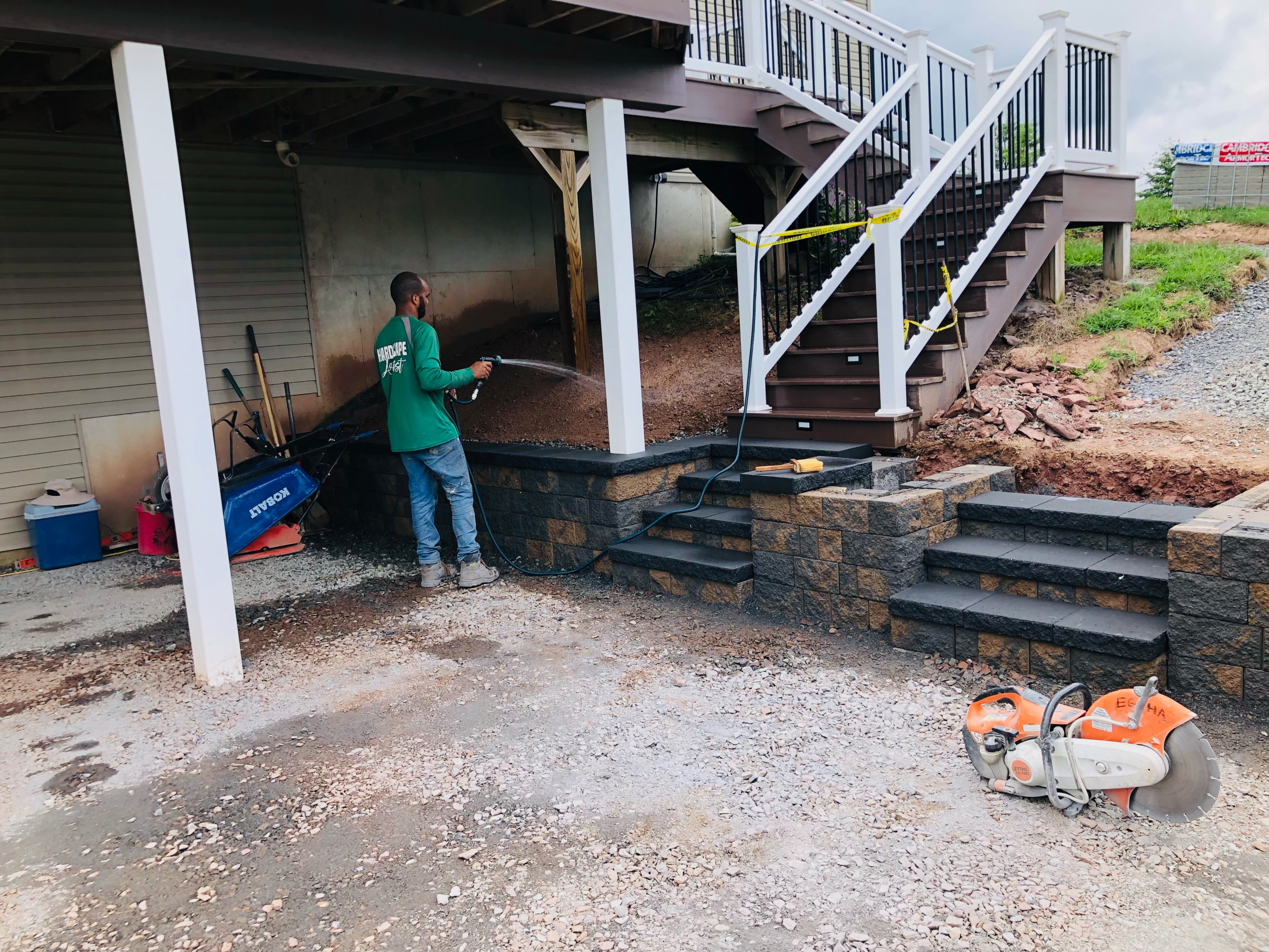 Patio/Steps/Firepit/SittingWall