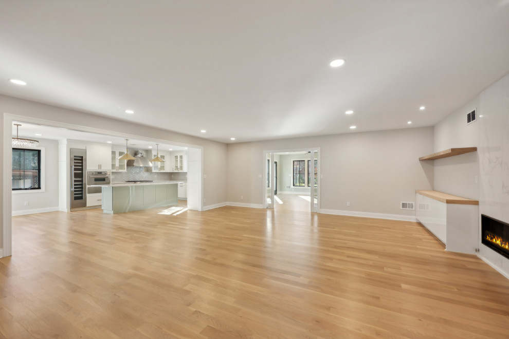 Open Floor Plan Living & Kitchen | Second Floor Addition Wyckoff NJ