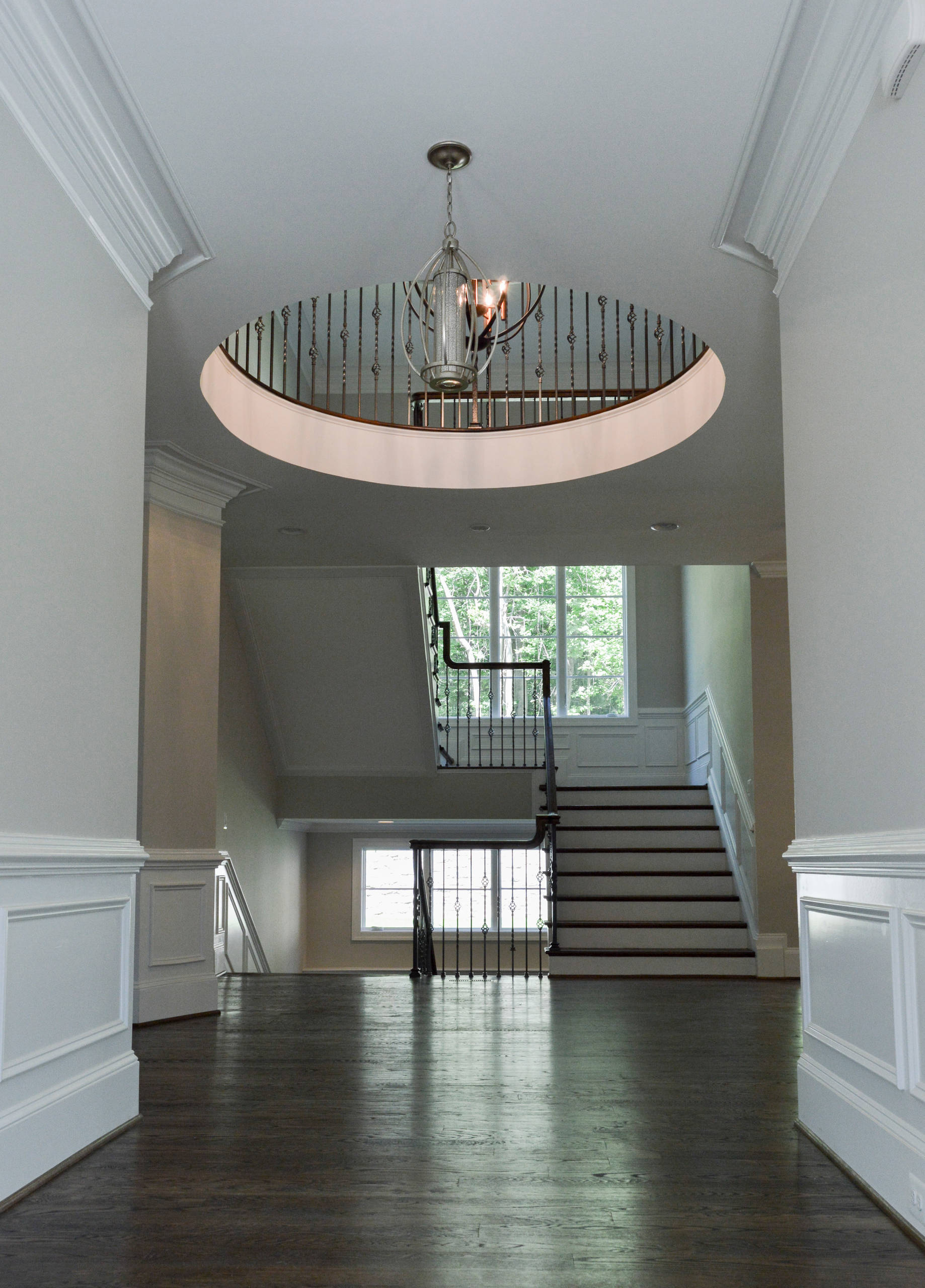 38_European Style Circular Balcony and Multi-level Staircase, Middleburg, VA 201
