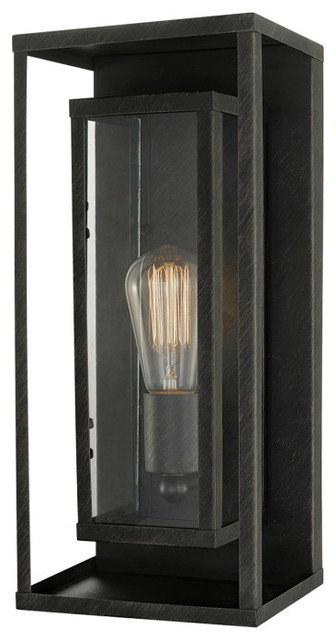 Montague Outdoor Collection 1 Light Bronze Wall Mount Sconce Light Bronze Wall Mount Sconce