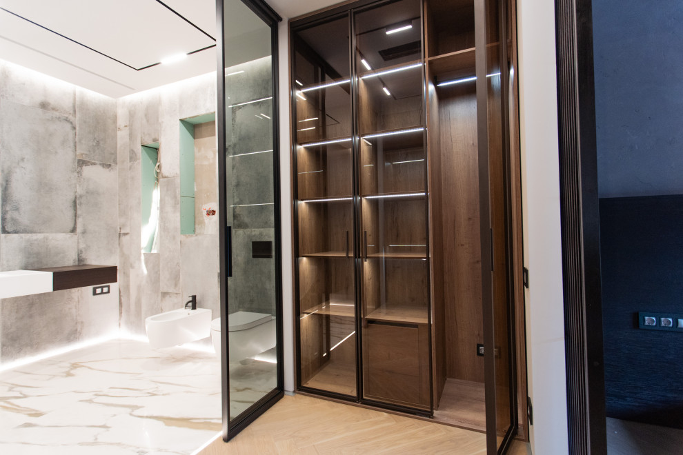 Гардеробная raumplus по двум сторонам