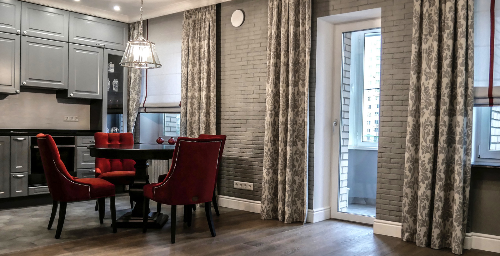 Шторы для гостиной на Дубнинской