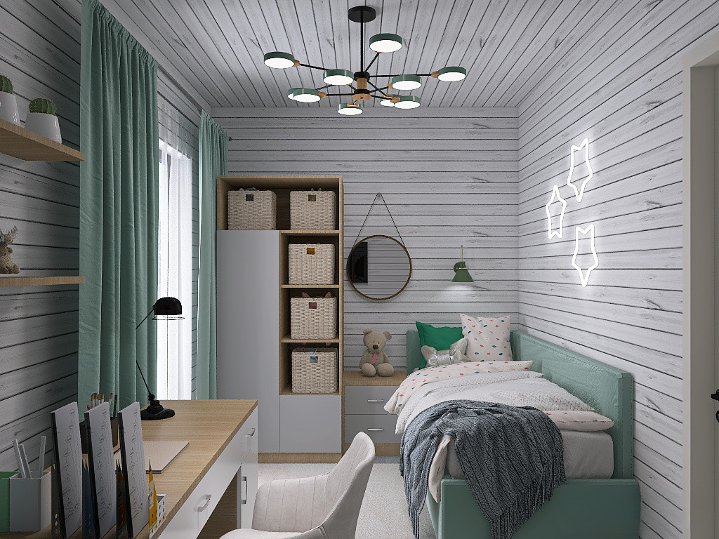 Детская для младшей дочери в загородном доме