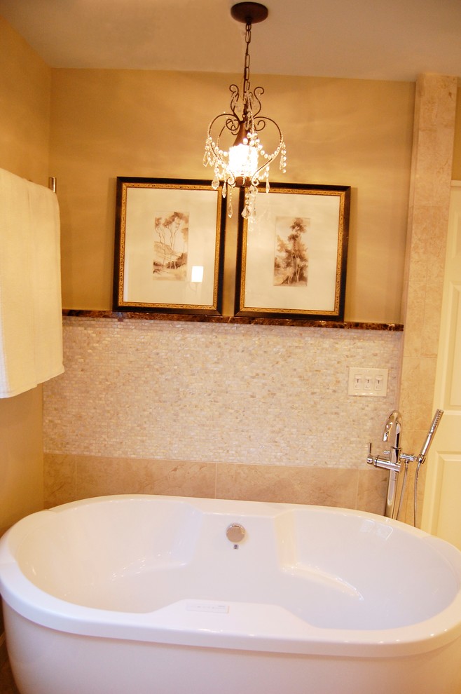 Bathroom - transitional bathroom idea in Raleigh
