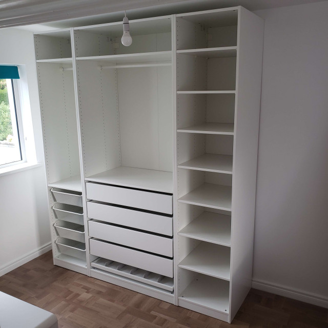 IKEA PAX Wardobe with Hinged Doors Modern Belfast by Flat Pack