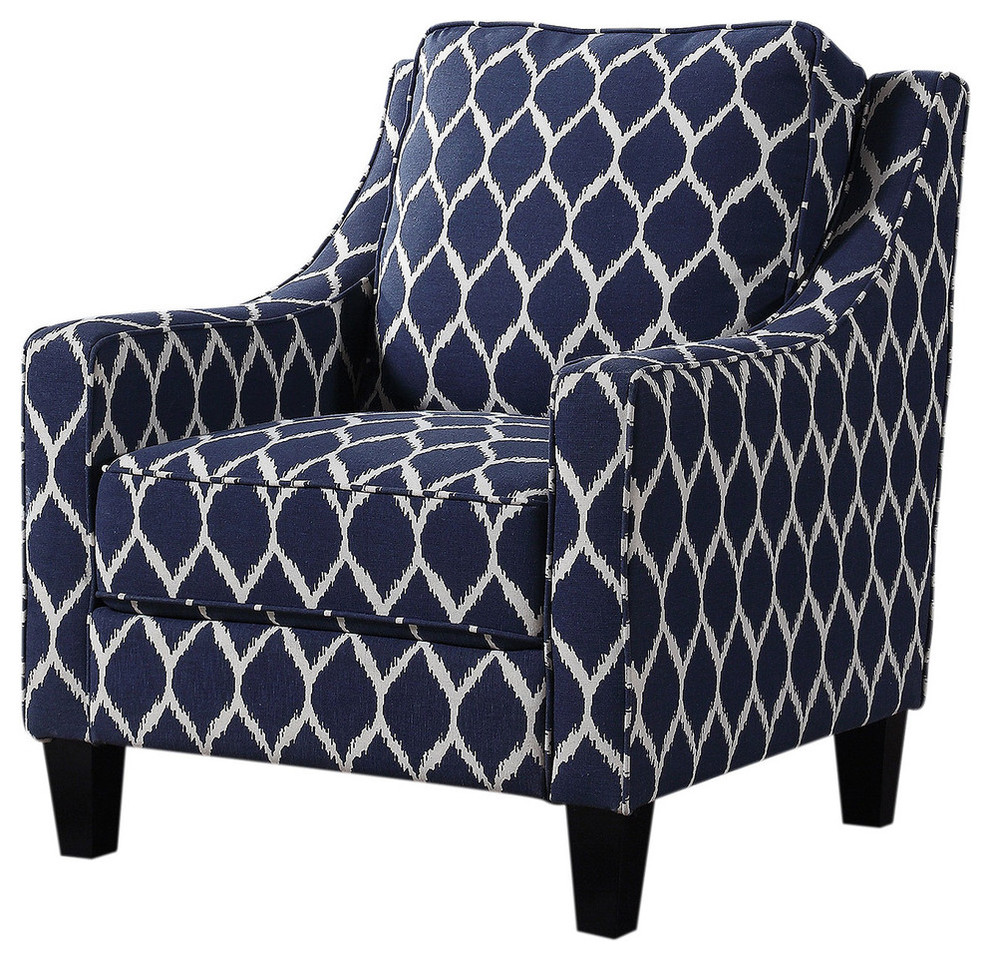 Tori Upholstered Fabric Living Room Arm Chair - Transitional