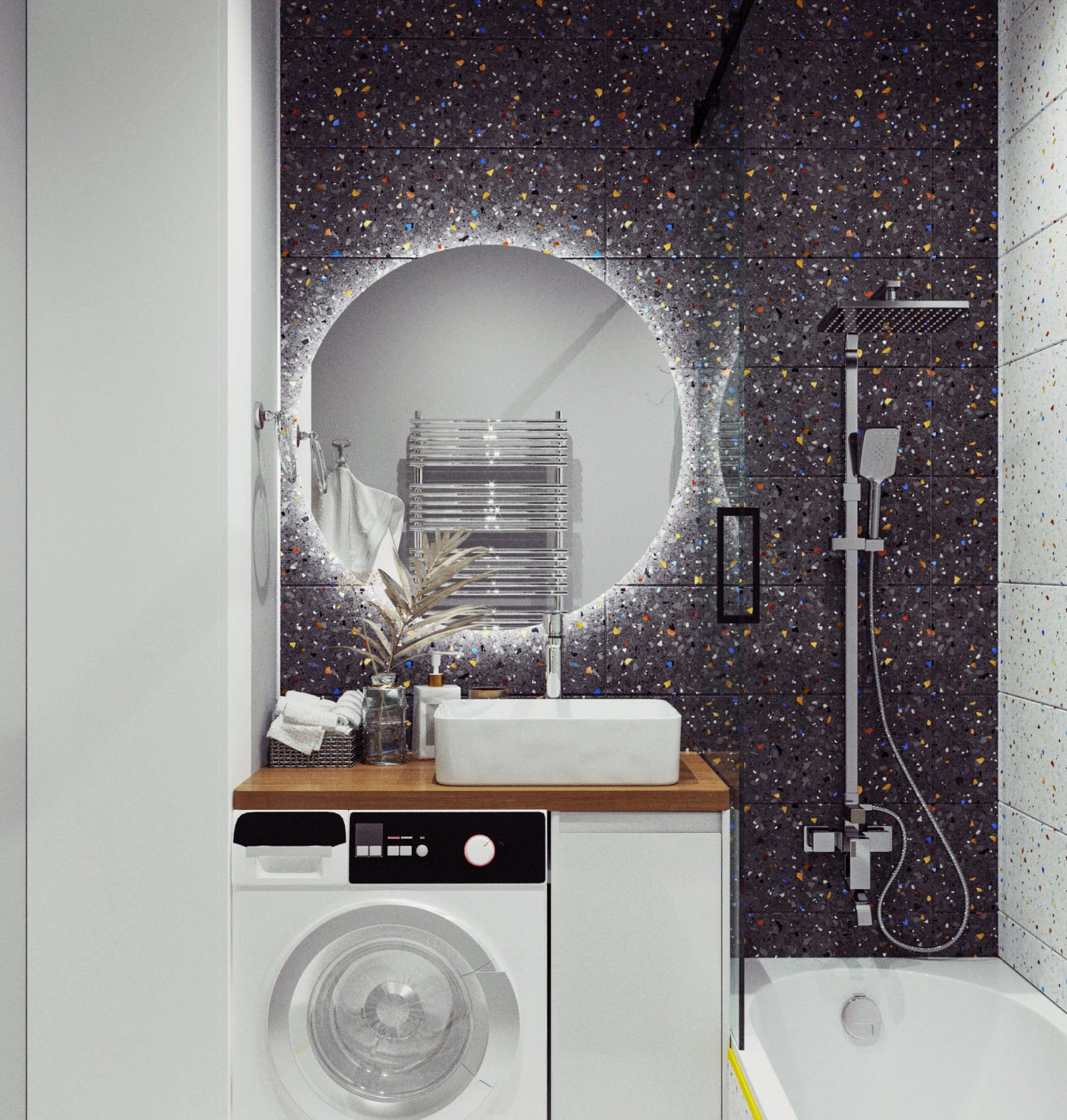 Дизайн проект для двухкомнатной квартиры 44,3 м2