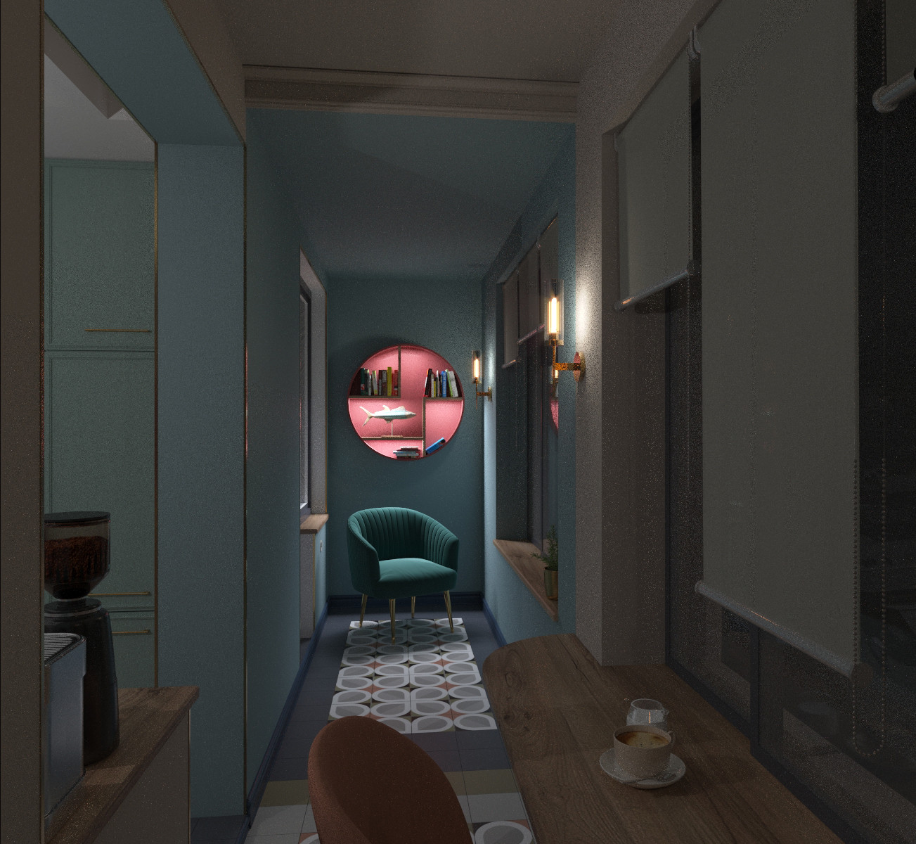 Квартира в стиле ар-деко