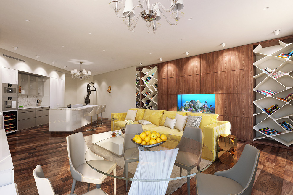 Проект квартиры ЖК "Алые Паруса" (3D визуализации)