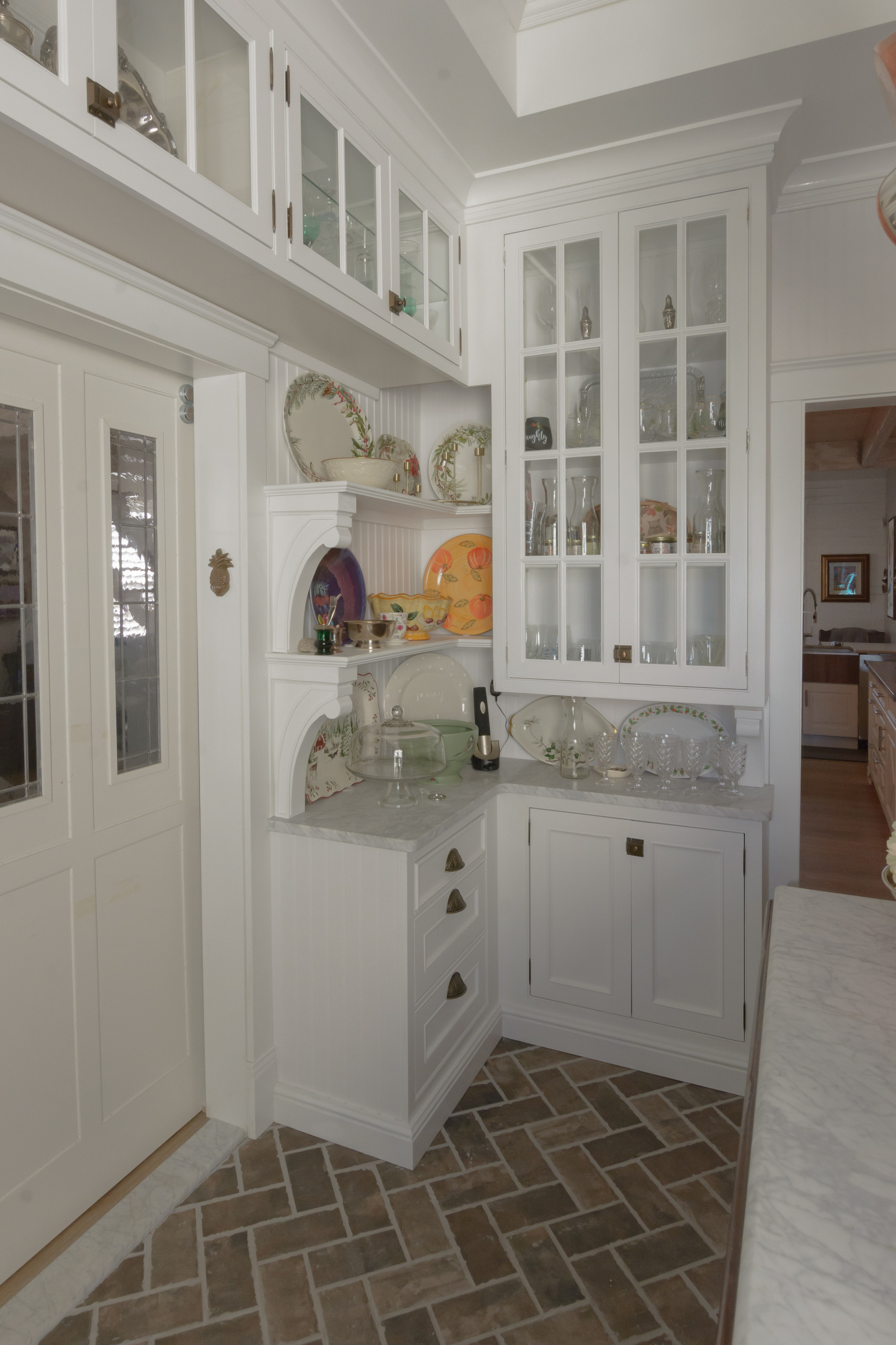 Eclectic Luxury Kitchen & Butler's Pantry