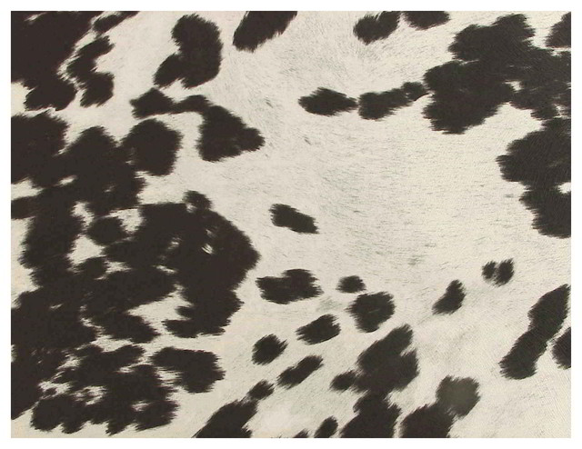 Black White Faux Cow Hide Fabric Cowhide Southwestern