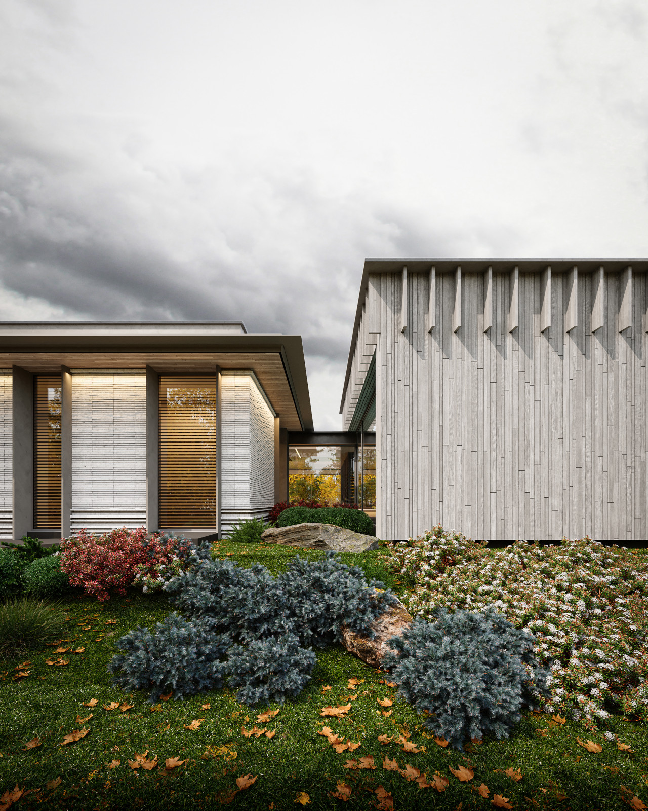 Introspective House рядом с Национальным парком «Лосиный Остров».