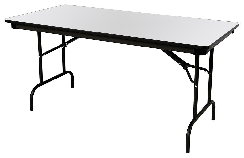 Premium Wood Laminate Folding Table 30x72 Contemporary Folding