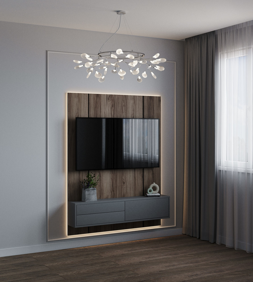 Дизайн-проект однокомнатной квартиры в современном стиле