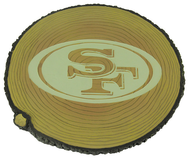 San Francisco 49ers Glow In The Dark Tree Stump Stepping Stone
