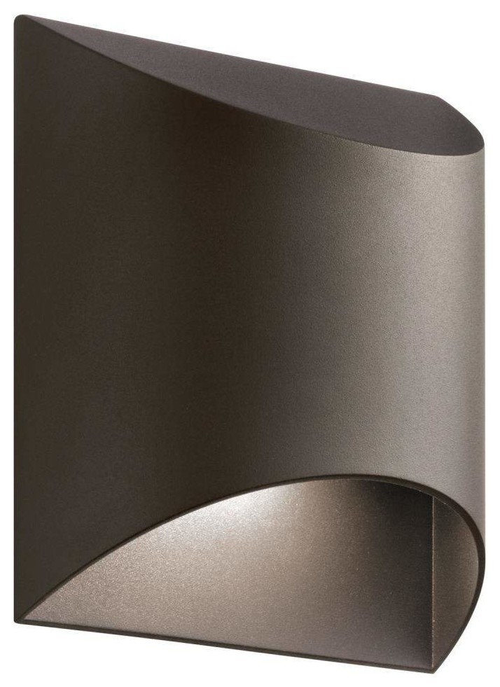 Outdoor Wall 1-Light, LED, Textured Architectural Bronze