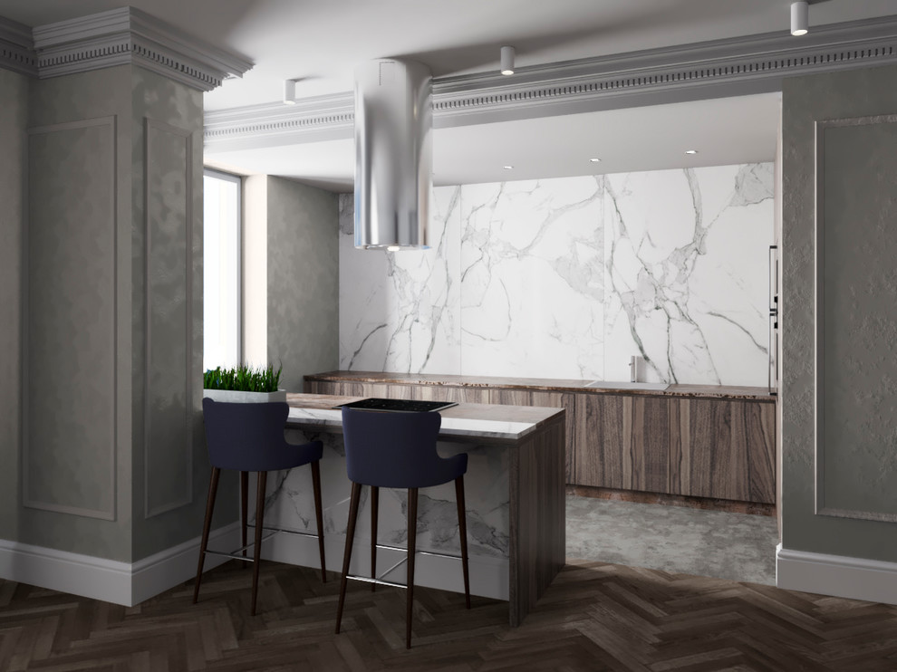 Проект кухни для молодой пары