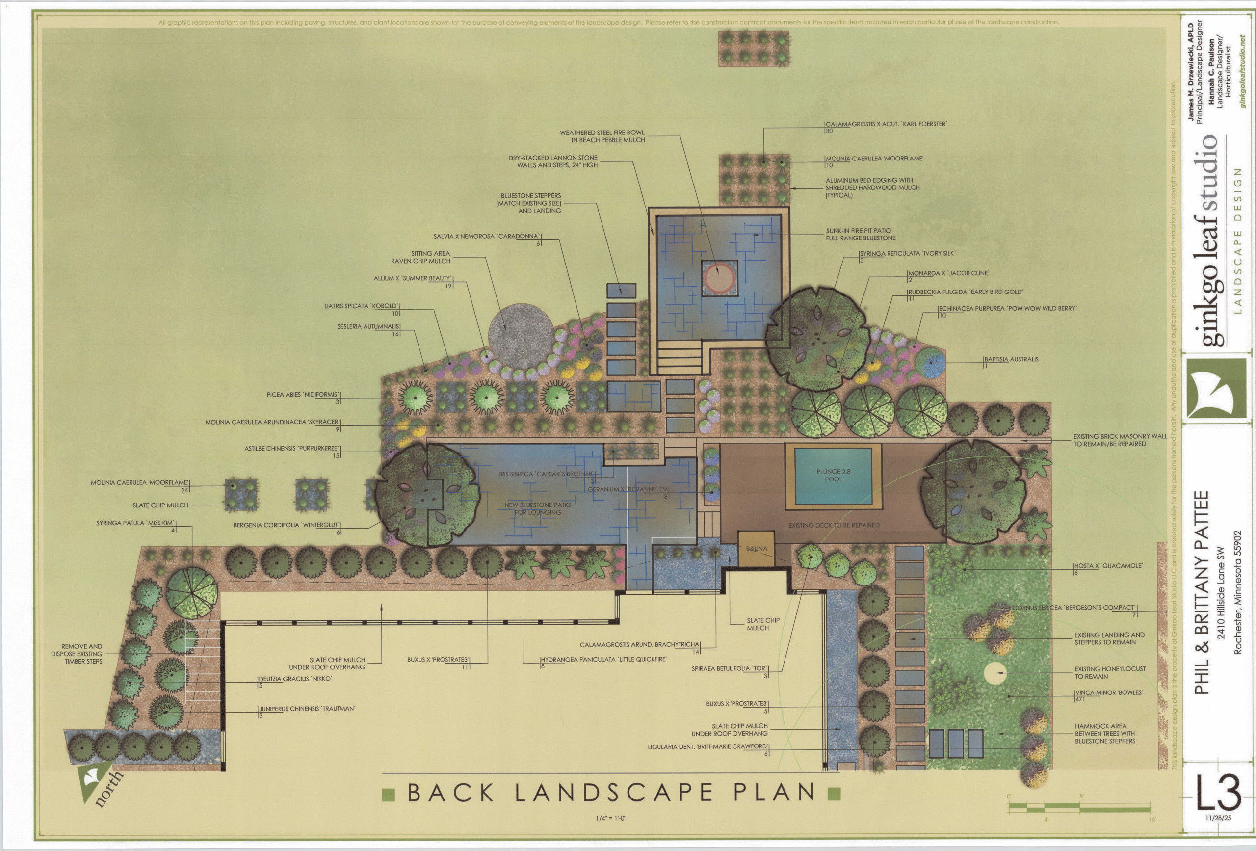 Mid-Century Backyard Landscape - Rochester, MN