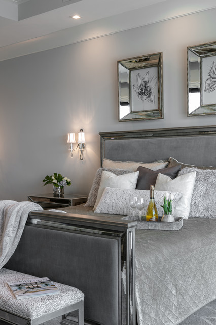 Oyster Bay contemporaneo-dormitorio