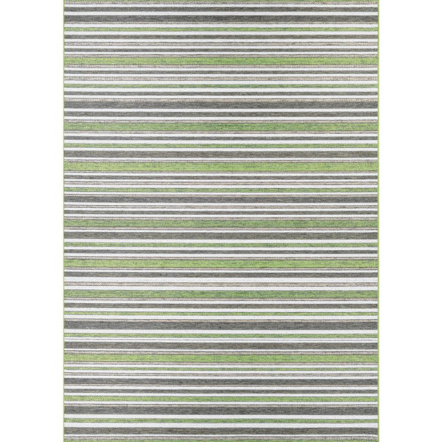 Brockton Area Rug, Hunter Green/Brown, Rectangle, 7'10"x10'9