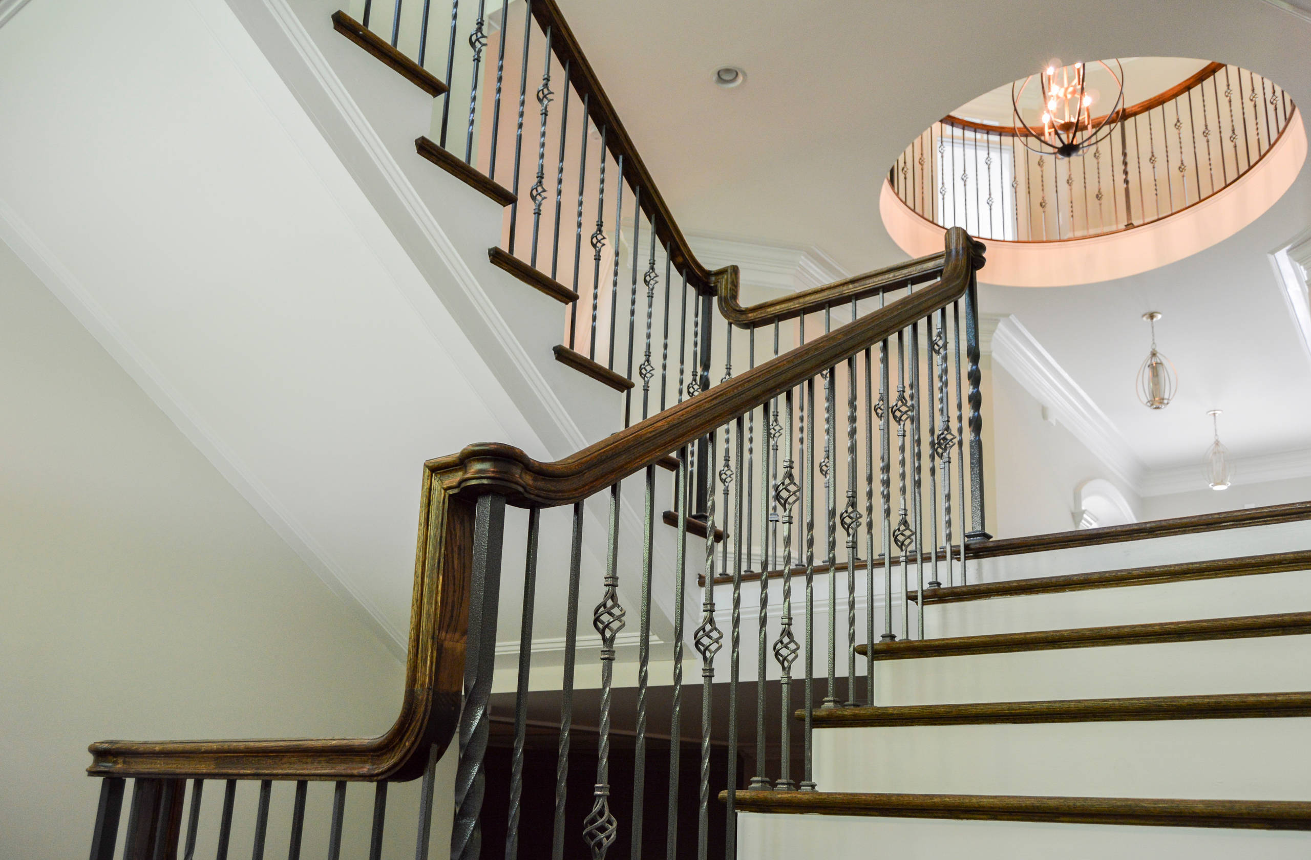 38_European Style Circular Balcony and Multi-level Staircase, Middleburg, VA 201