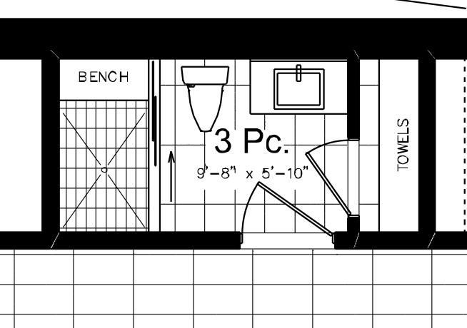 Guest Bathroom Design.