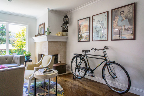 【Houzz】スポーツ用自転車を家の中に収納・保管する5つのアイデア 5番目の画像