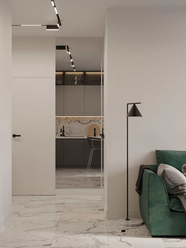 Однокомнатная квартира для молодой девушки, площадь 41 кв.м