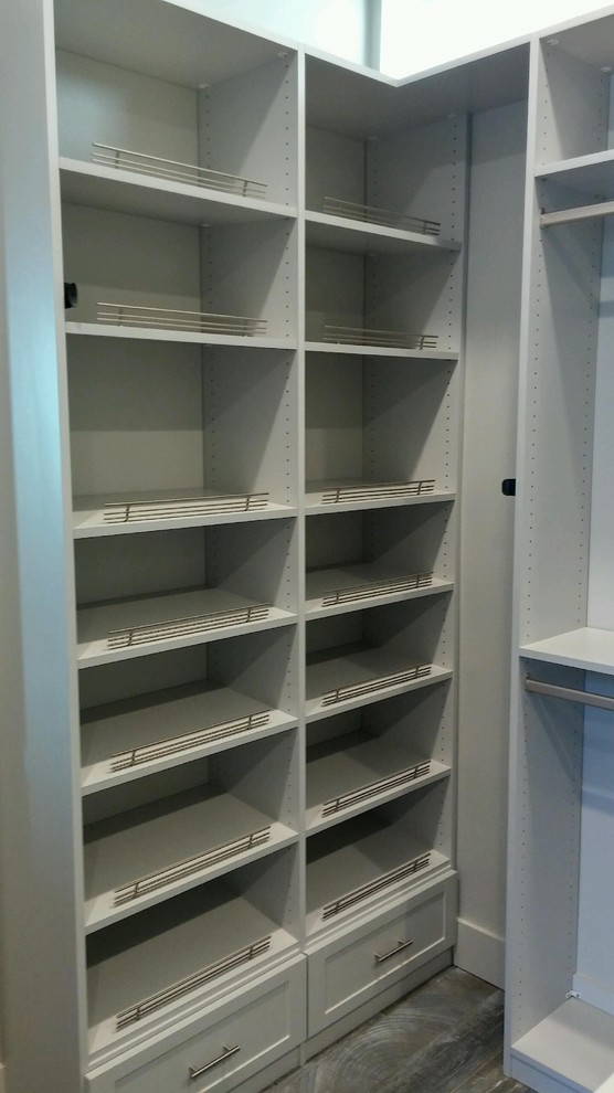 This is an example of a contemporary storage and wardrobe in Orlando.