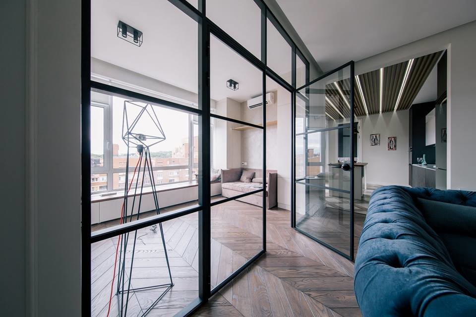 Стеклянная перегородка NAYADA-Standart