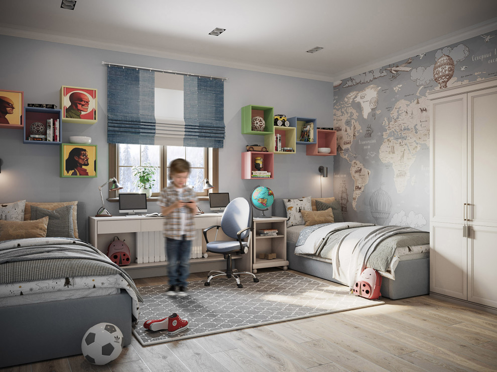 Детская комната для двух мальчиков