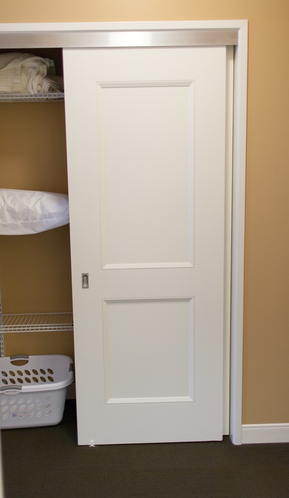 Bypass 2 panel doors Traditional Closet Chicago by Supa Doors