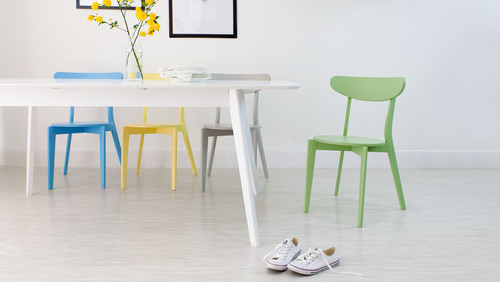Blue, Yellow, Grey & Green Senn Dining Chairs