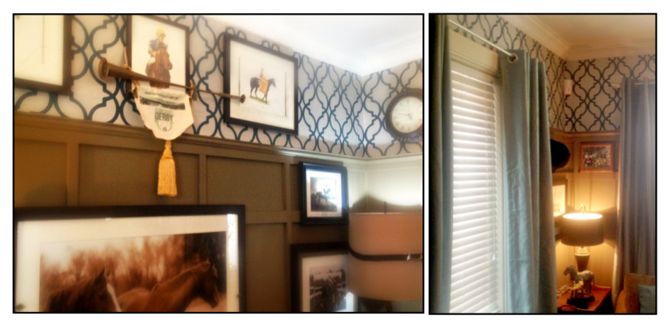 Example of a transitional home design design in Toronto